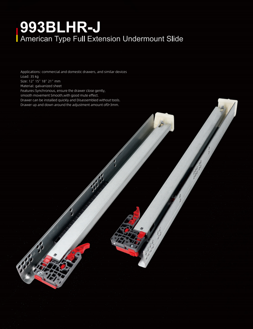 Soft Close Drawer Slide